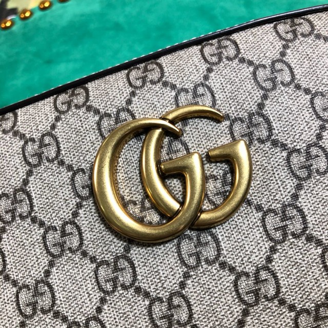 Gucci包包 447632 古馳經典GG Marmont系列 Gucci小號絎縫肩背斜挎包  gqy1825